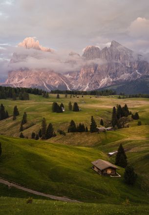 Alpe di Siusi, Italy Wallpaper 1640x2360