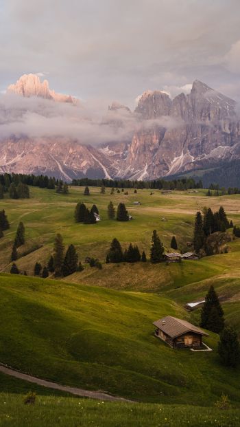 Alpe di Siusi, Italy Wallpaper 640x1136