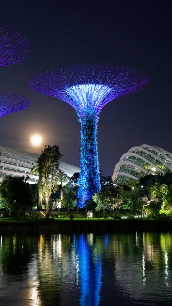 Обои 1080x1920 Сады у залива, Сингапур