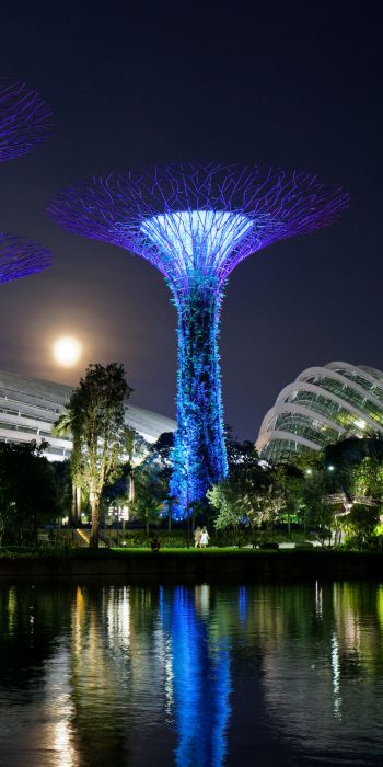 Обои 720x1440 Сады у залива, Сингапур