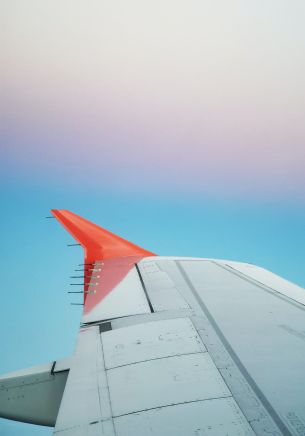 airplane wing Wallpaper 1668x2388
