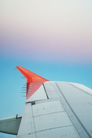 airplane wing Wallpaper 640x960