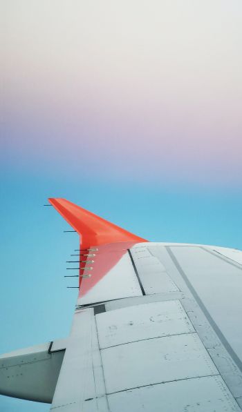 airplane wing Wallpaper 600x1024