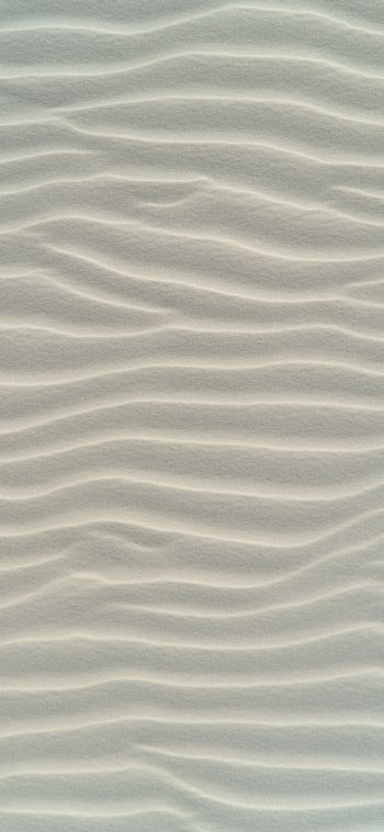 Обои 1080x2340 песок, белый, фон