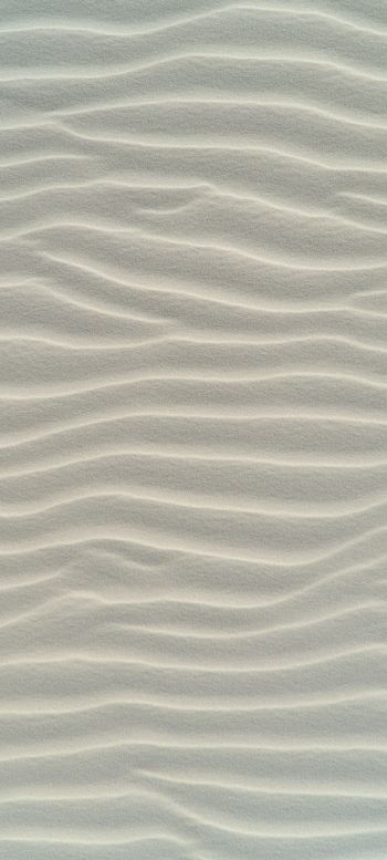 Обои 1080x2400 песок, белый, фон