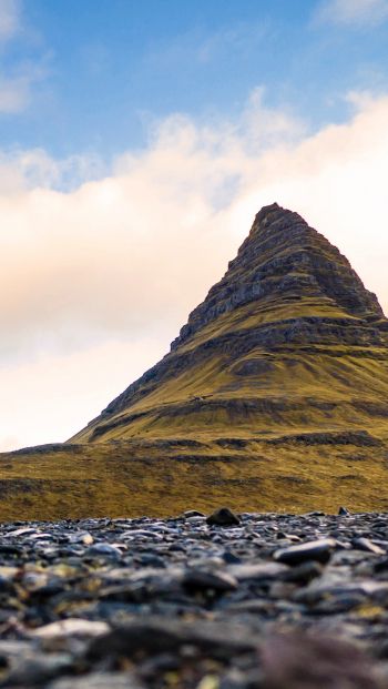 lonely mountain, landscape Wallpaper 640x1136