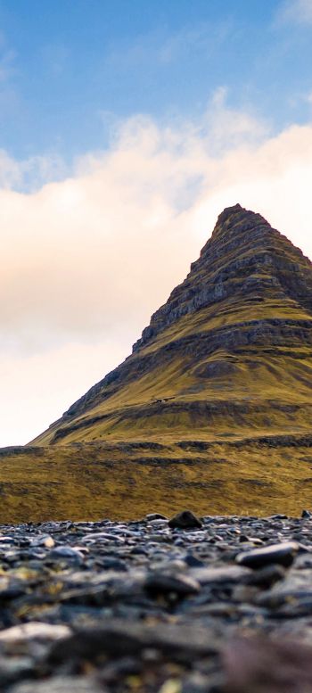 lonely mountain, landscape Wallpaper 1080x2400