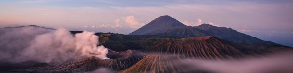 East Java, indonesia Wallpaper 1590x400