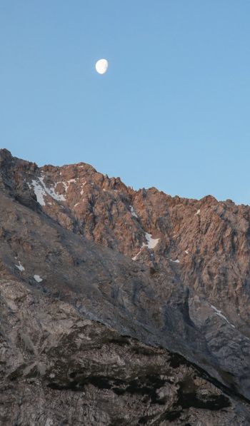 Zugspitze, mountains Wallpaper 600x1024
