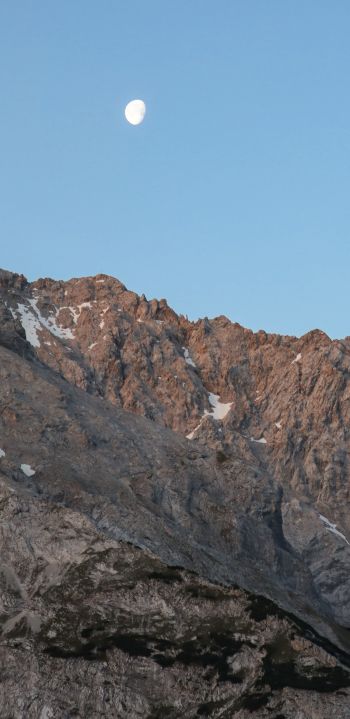 Zugspitze, mountains Wallpaper 1080x2220