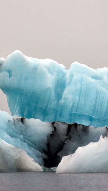 ice floes, sea Wallpaper 640x1136
