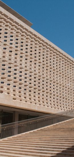 Valletta City Gate, Valletta, Malta Wallpaper 1080x2280