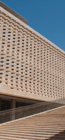 Valletta City Gate, Valletta, Malta Wallpaper 1080x2340