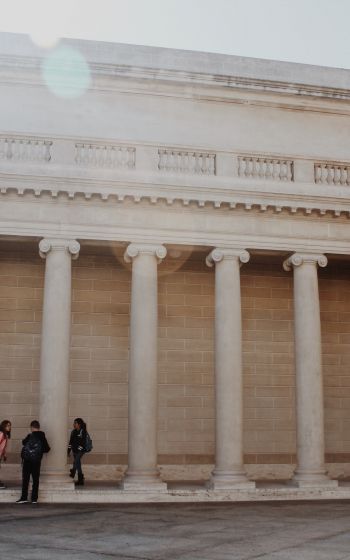 Обои 1200x1920 колонны, амфитеатр