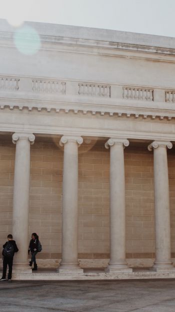 columns, amphitheater Wallpaper 720x1280