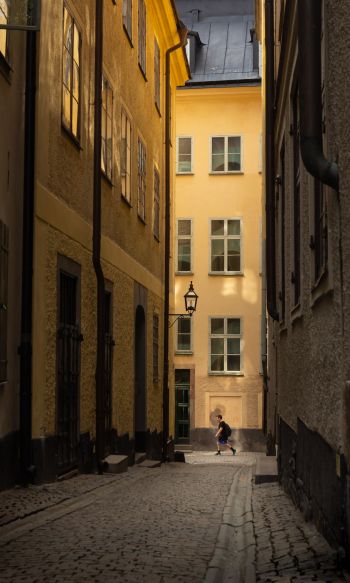 old town, Stockholm, Sweden Wallpaper 1200x2000