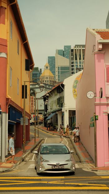 Обои 640x1136 Сингапур, город