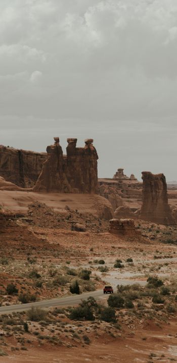 Moab, Utah, USA Wallpaper 1080x2220