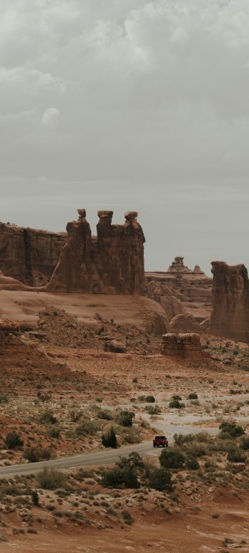 Moab, Utah, USA Wallpaper 1440x3200