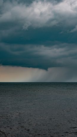 lake, storm Wallpaper 640x1136