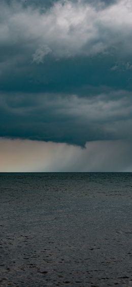 lake, storm Wallpaper 1080x2340