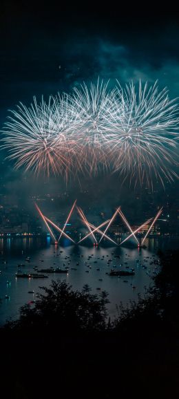 Lugano, Switzerland Wallpaper 1440x3200