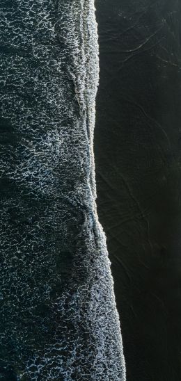 sea coast, waves Wallpaper 720x1520