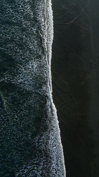 sea coast, waves Wallpaper 1080x1920