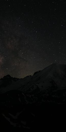 night, night mountains Wallpaper 720x1440