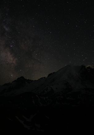 night, night mountains Wallpaper 1668x2388