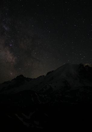 night, night mountains Wallpaper 1640x2360