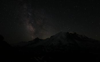 night, night mountains Wallpaper 2560x1600