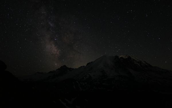night, night mountains Wallpaper 2560x1600