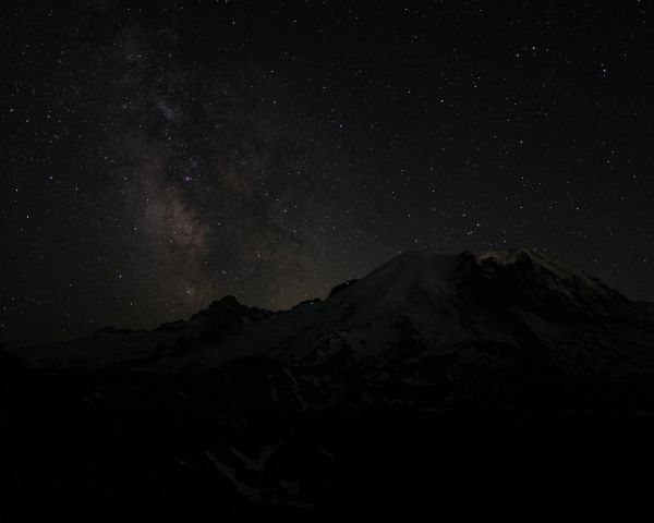 night, night mountains Wallpaper 1280x1024