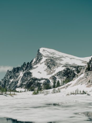 Enchanment Peaks, Washington, USA Wallpaper 1620x2160