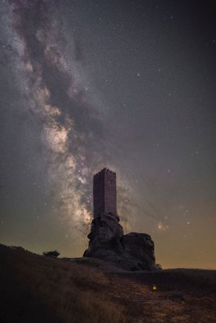 tower, night Wallpaper 640x960