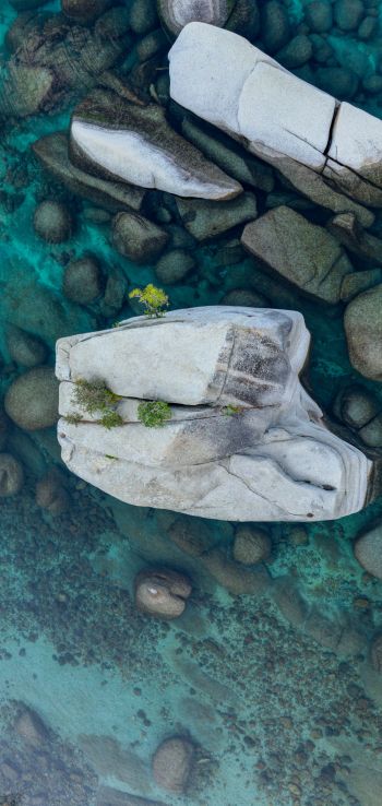 stones, sea Wallpaper 720x1520