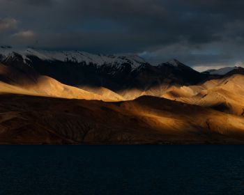 Lake Pangong, Leh Ladakh Wallpaper 1280x1024