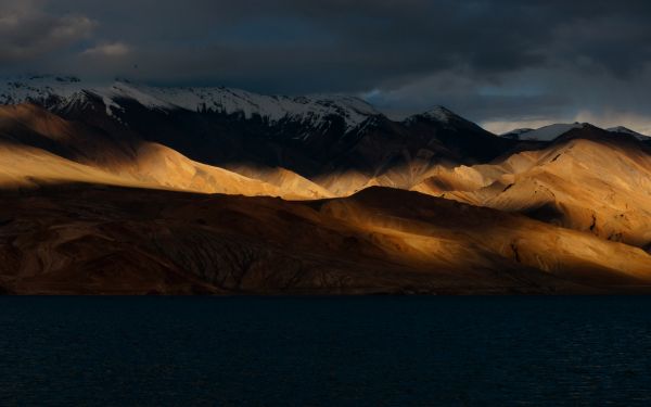 Lake Pangong, Leh Ladakh Wallpaper 1920x1200