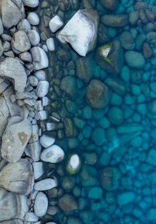 sea, stones Wallpaper 1640x2360