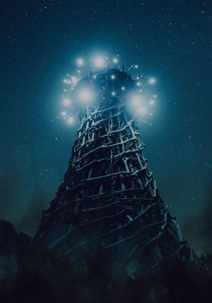 tower, night Wallpaper 1668x2388