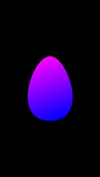 egg, black wallpaper Wallpaper 640x1136