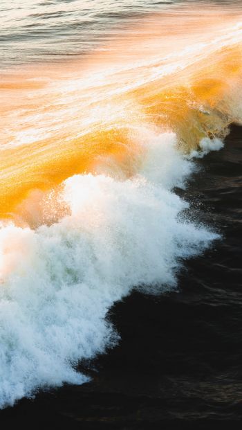 waves, sea Wallpaper 640x1136
