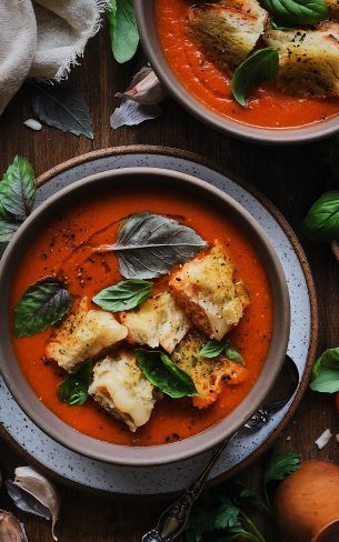 tomato soup, food Wallpaper 1200x1920