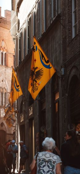 Siena, Province of Siena, Italy Wallpaper 1080x2340