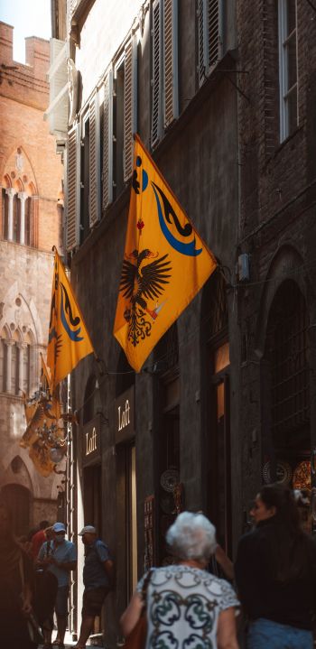 Siena, Province of Siena, Italy Wallpaper 1080x2220