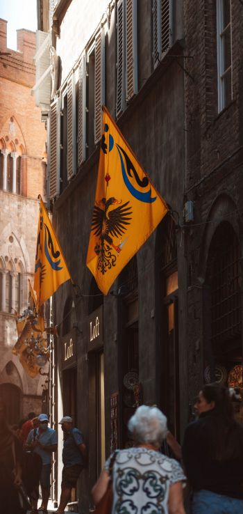 Siena, Province of Siena, Italy Wallpaper 1080x2280
