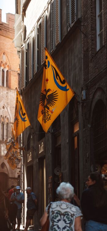 Siena, Province of Siena, Italy Wallpaper 1284x2778