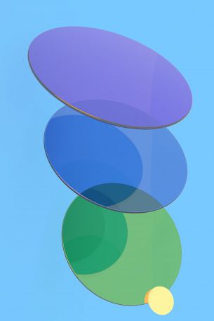 colorful circles Wallpaper 640x960