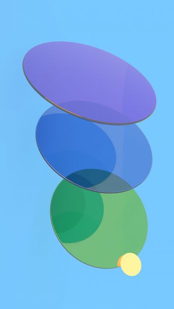 Обои 640x1136 разноцветные круги